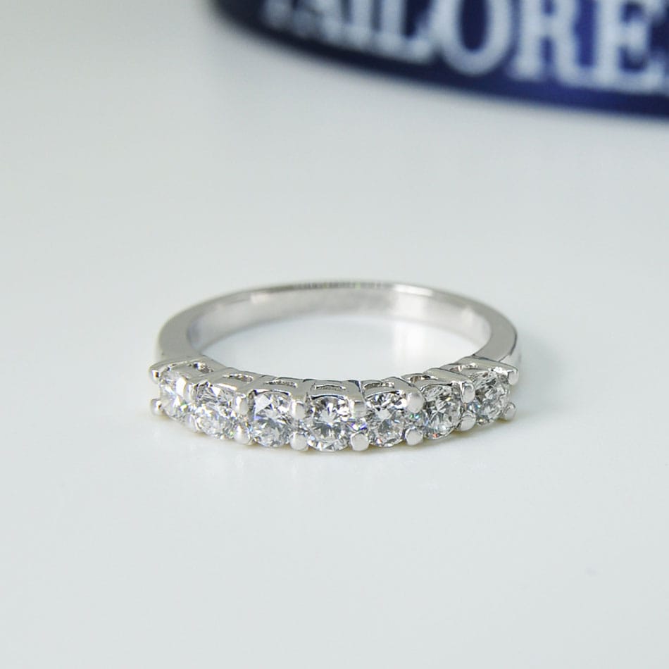 Sevenesty Rings Liberty Seven Stone Diamond Ring - Tailored Jewel Singapore