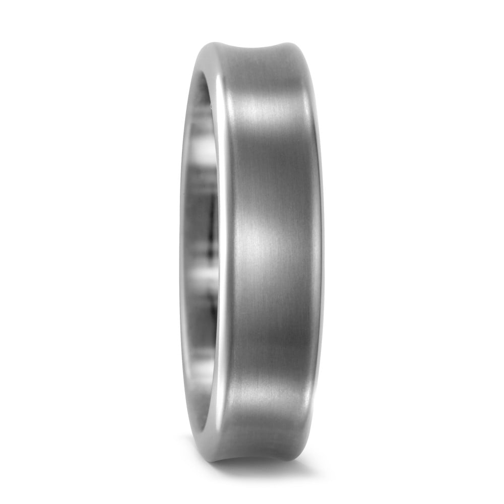 Matte black sales titanium ring