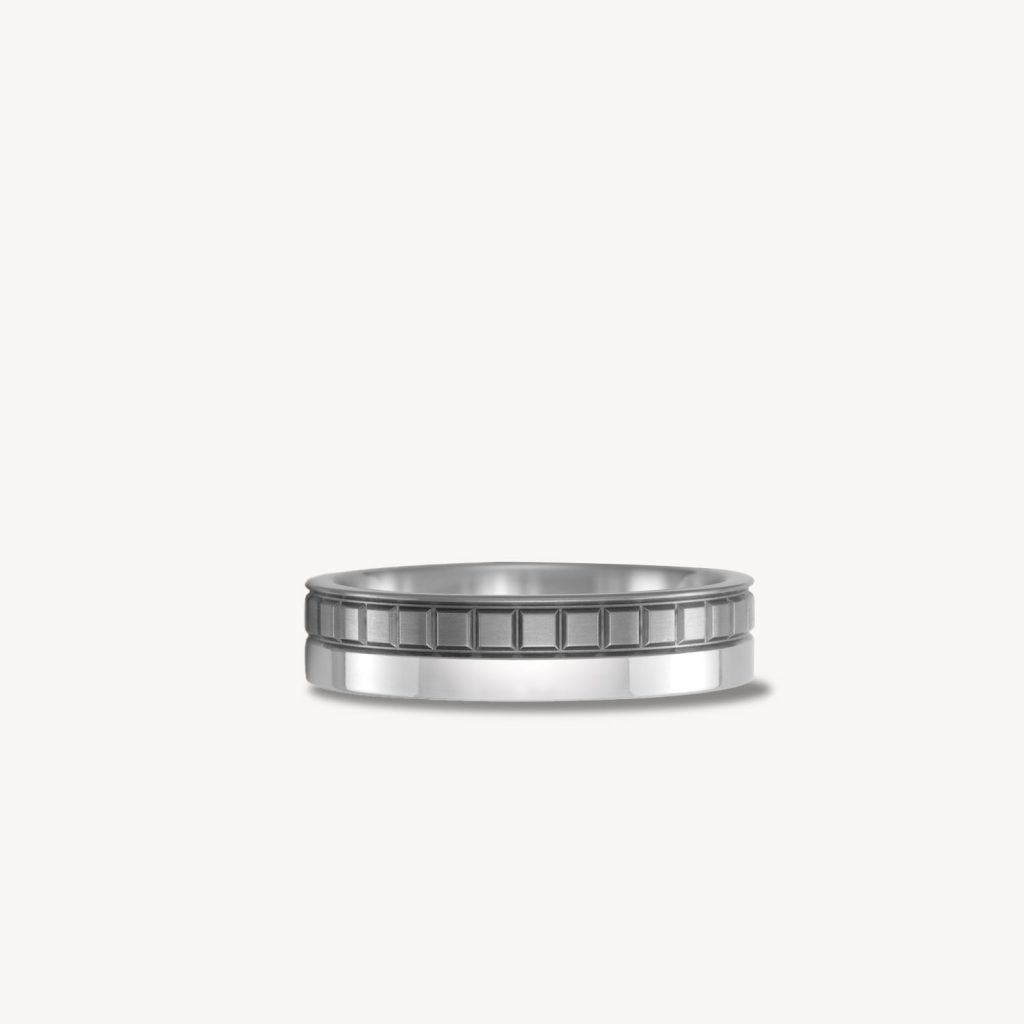 Brick Titanium Ring