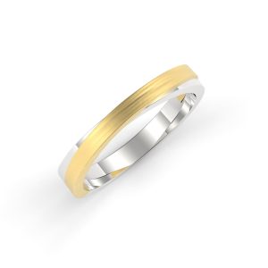 Dual-Tone Gold Intertwined Ring