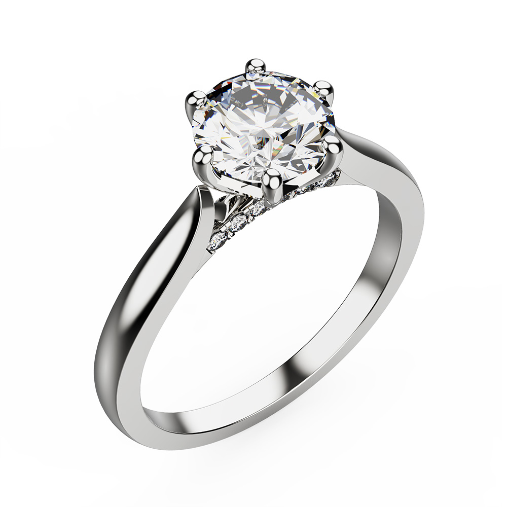 Cheap wedding rings hot sale real diamond